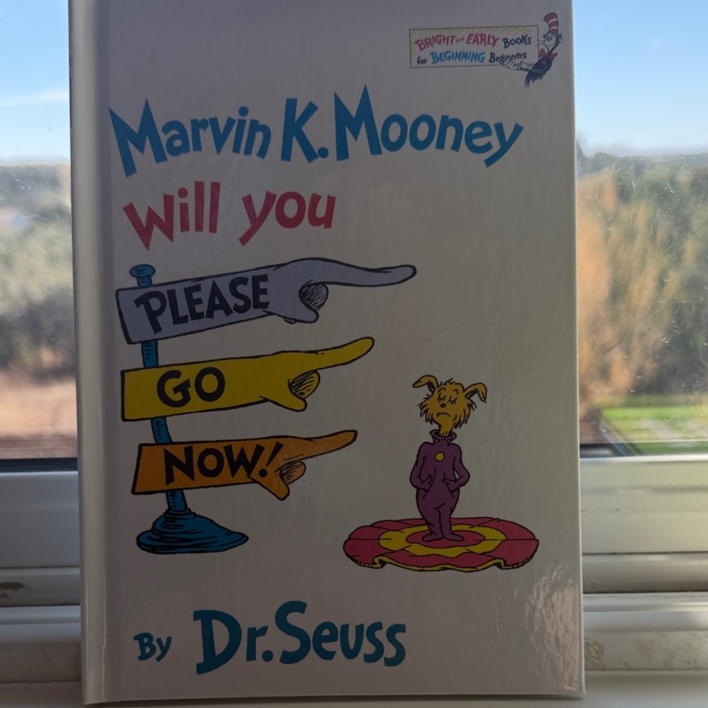 Dr. Seuss 'Marvin K. Mooney' Colorful Cover Book